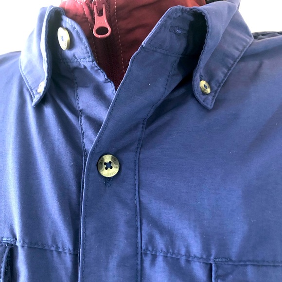 Magellan Outdoor Laguna Madre Navy XL long sleeve 2 pocket - Picture 6 of 7